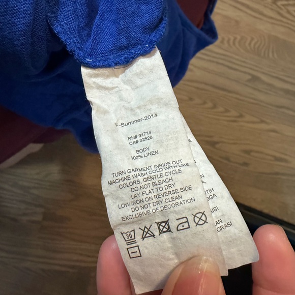 Armani Exchange Royal Blue Tank Top - Picture 5 of 6